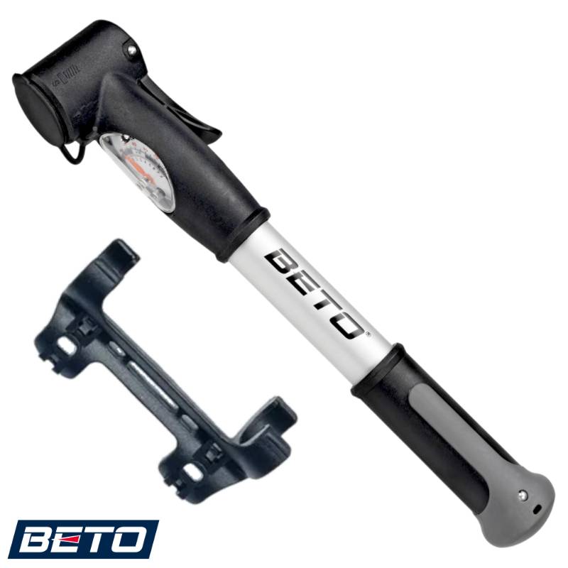 Bomba Inflador Portátil Beto Con Manometro CLD-024NAG