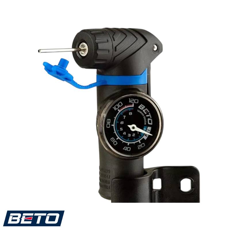 Bomba Inflador Portátil Beto Con Manometro CRH-030