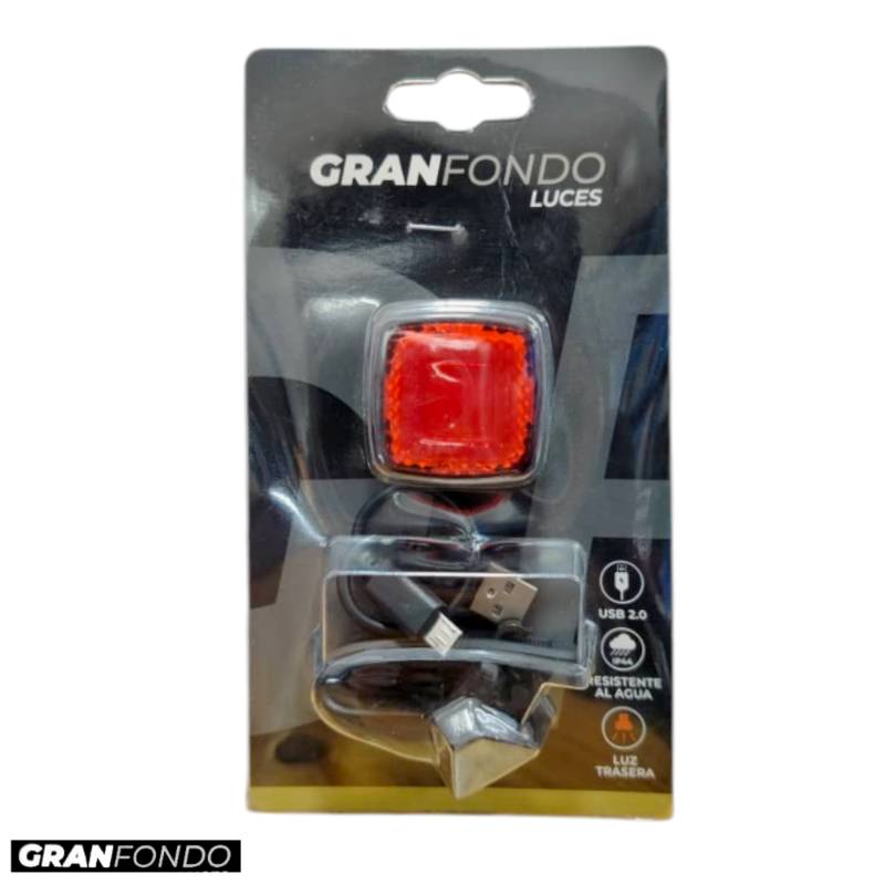 Luz trasera con sensor de movimiento