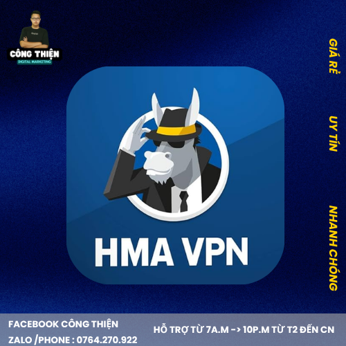 Key Hma Gói 1 Tháng (Acc Cấp - 1 Thiết Bị - BH Fulltime)