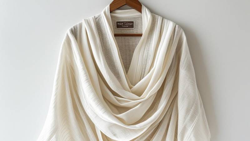 Khadi Crop Wrap Top