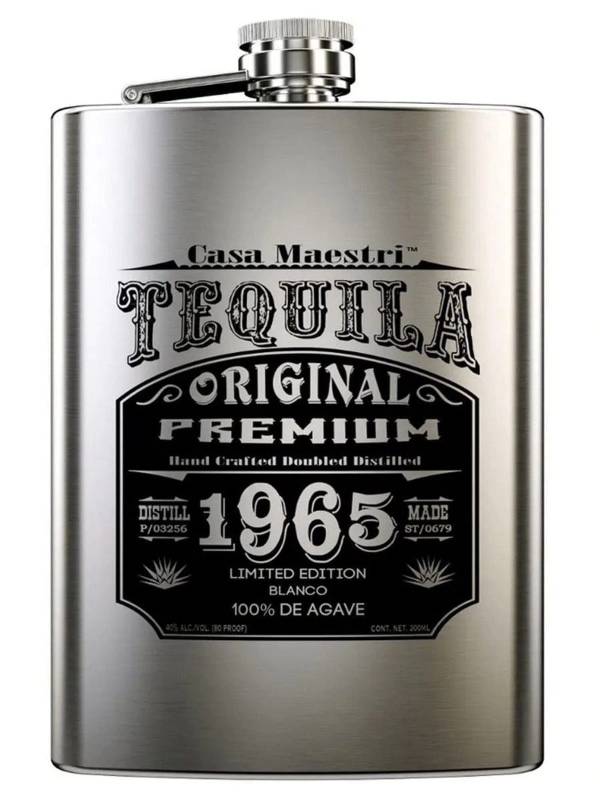 Casa Maestri Tequila Blanco Flask 20cl