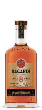 Bacardi 8yrs 1ltr