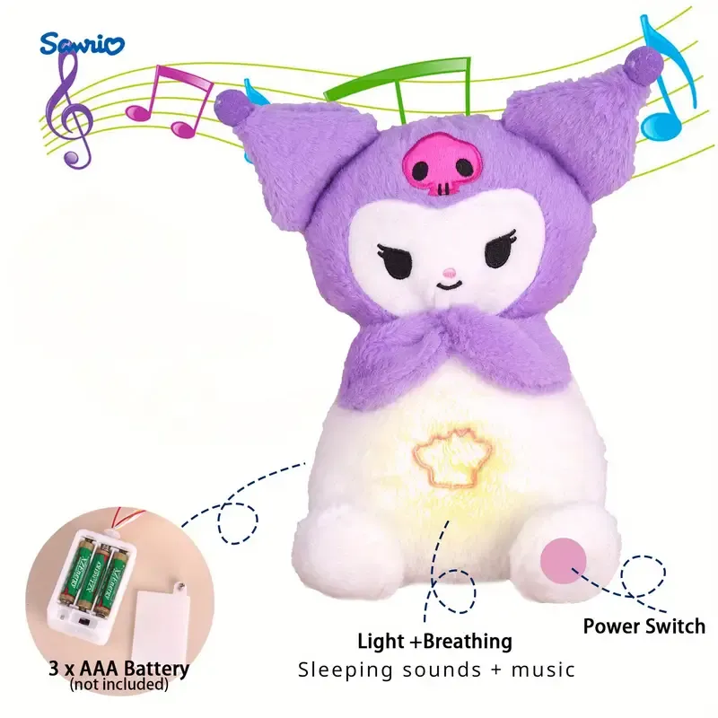 Kuromi Plush Breathing Teddy