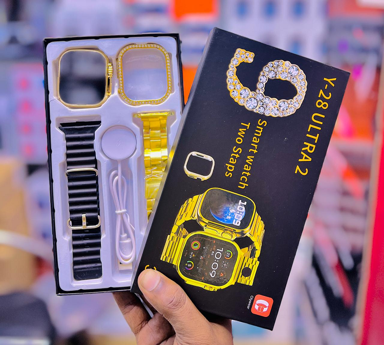 Y-28 Ultra 2 Diamond Smartwatch With 2 Straps