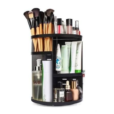 360 rotatable & stable cosmetic organizer