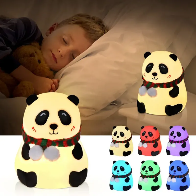 Panda Baby Led Night Lamp - Silicone