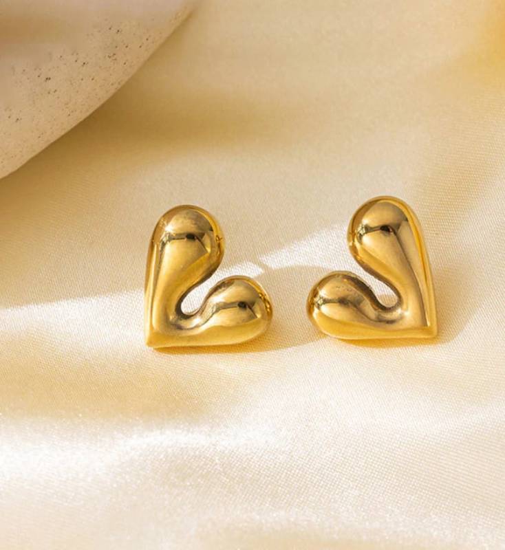 Broken  heart earings