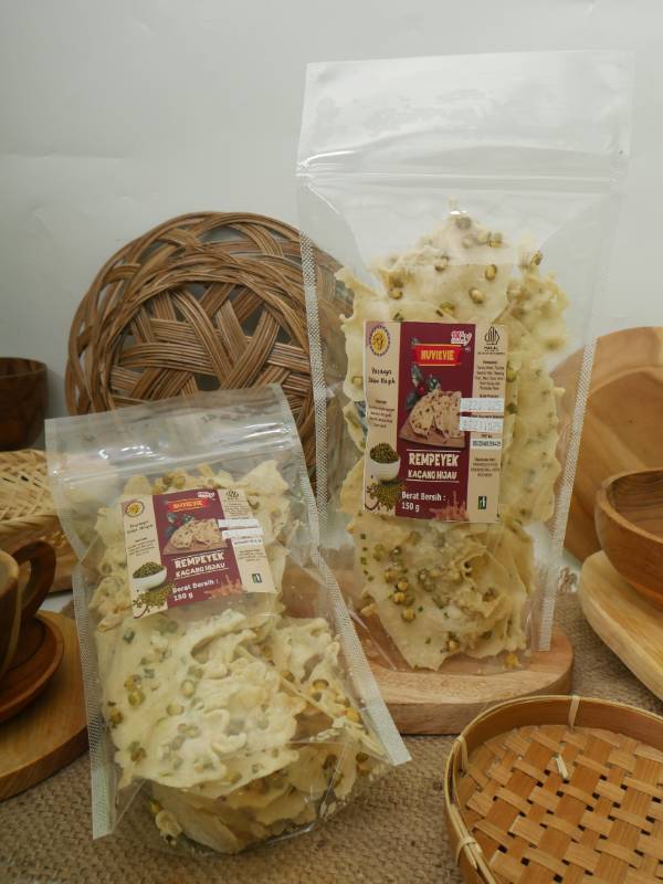 Rempeyek Kacang Ijo Pouch (150g)