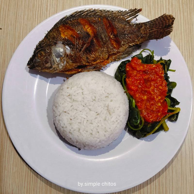 Paket Ikan Bakar/Goreng Rujak Kangkung