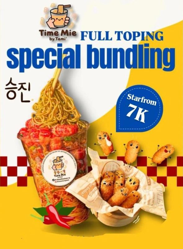 Mie Paket Lengkap Full Toping