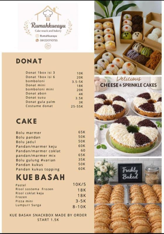 Donat Manis & Keju