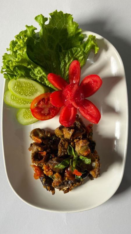Ati Ampela Goreng Sambal Cobek (tanpa nasi)