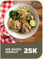 Mie Bakso Komplit