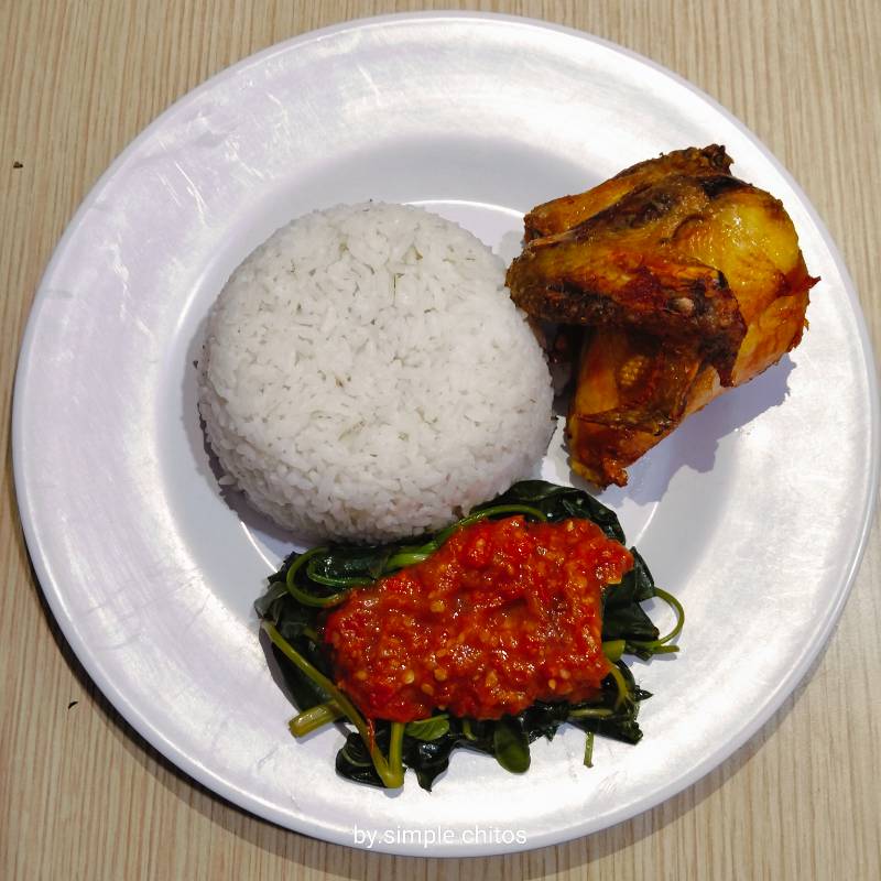 Paket Ayam Bakar/Goreng Rujak Kangkung