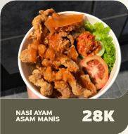 Nasi Ayam Asam Manis