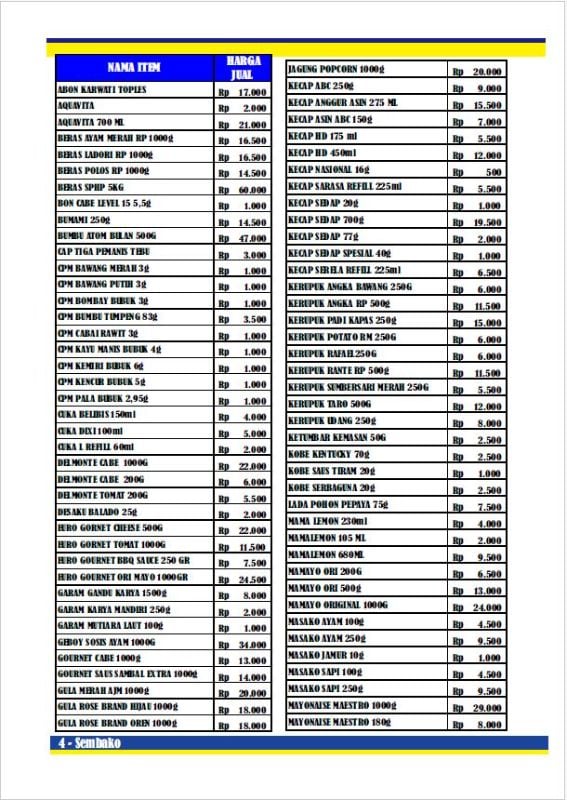 Sembako 2