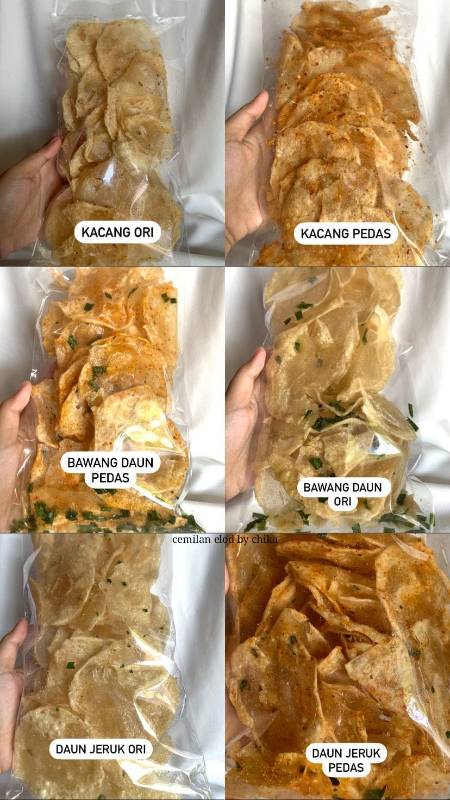Cemilan Elod Daun Jeruk 100 gr