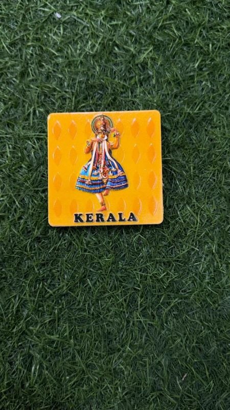 Yellow framed Kathakali