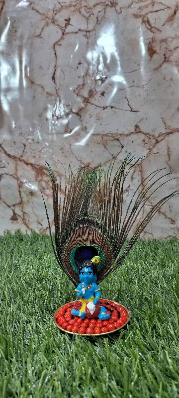 Brass Plate Krishna