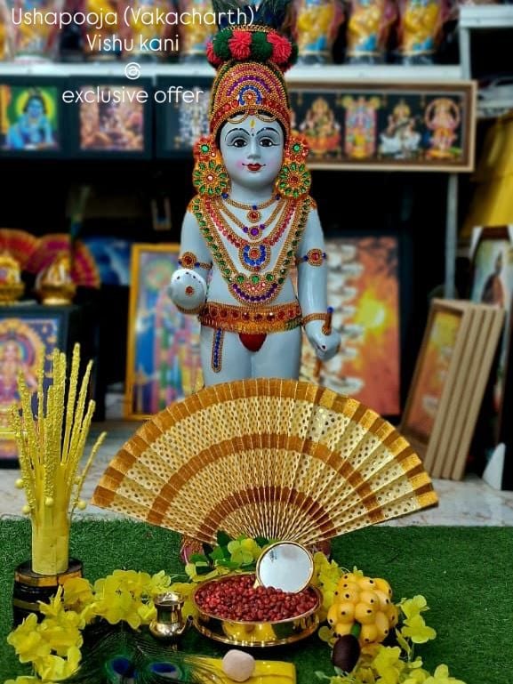 Premium Ushapooja Krishna Vishu Kani -Grey