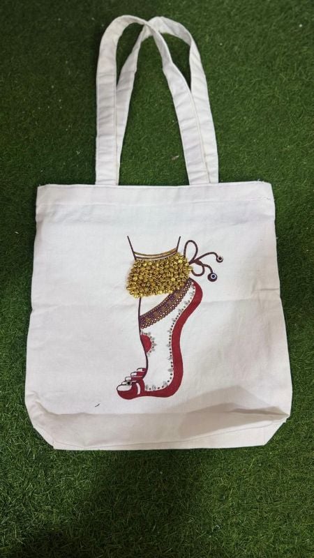 Dancing Bells Chilanka Bag White