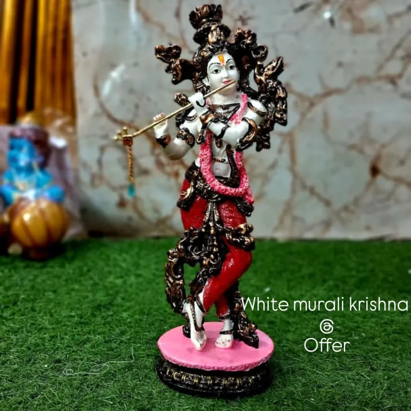10 Inch murali krishna white red