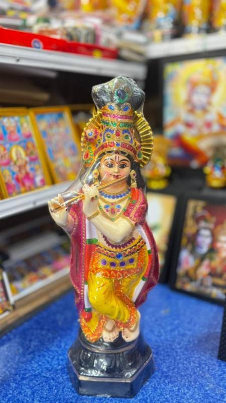 Krishna with Flute – 2 feet Ivory