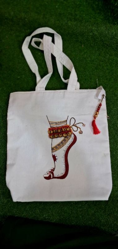 Original Brass Chilanka Bag white