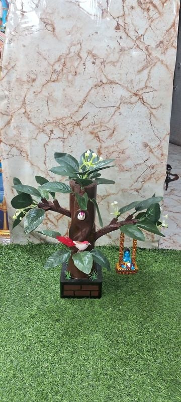 Swing Krishna - Flower Pot Model