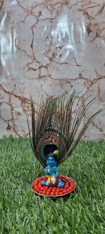 Brass Plate Krishna