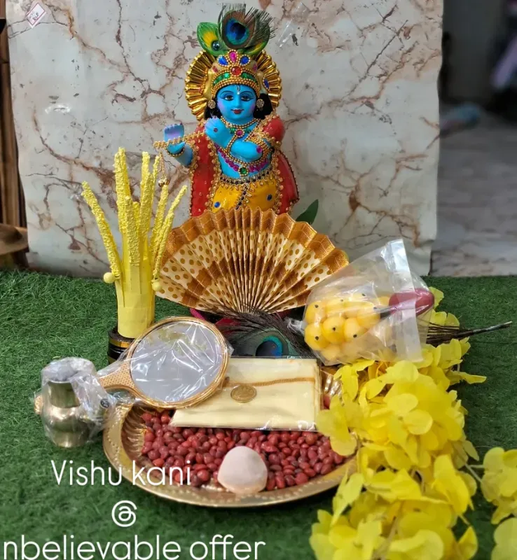 KG Vishu Kani with brass plate