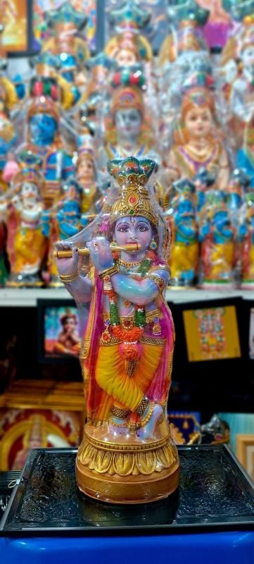 18 Inch Marble Krishna