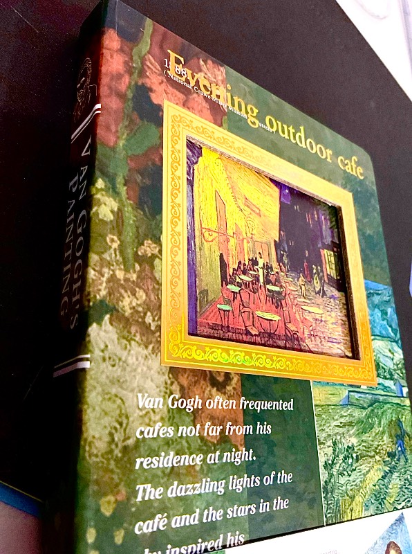 Agenda Van Gogh hojas acuarela