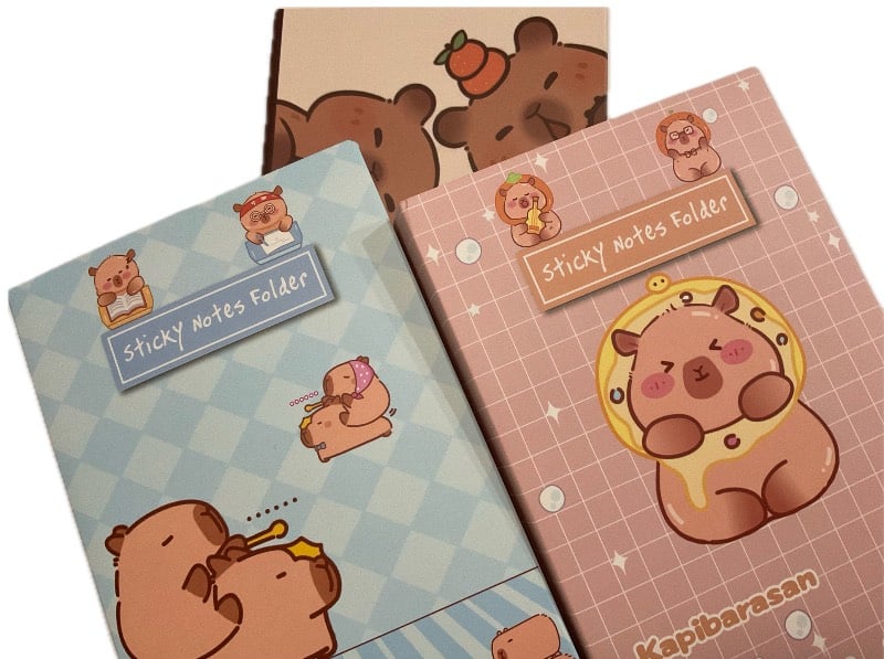 Post it capibara tipo libreta