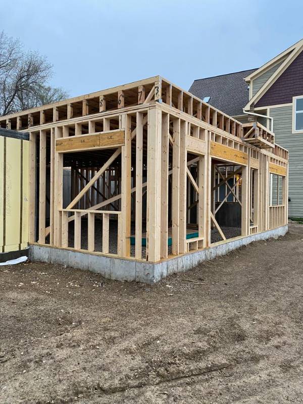 Wood frame construction