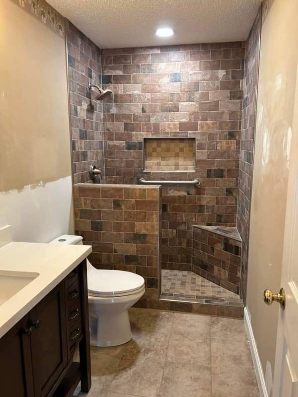 Bathrooms.