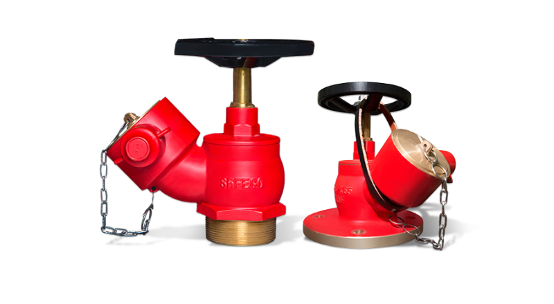 Oblique Landing Valve Threaded Type (FK-FM-0024)