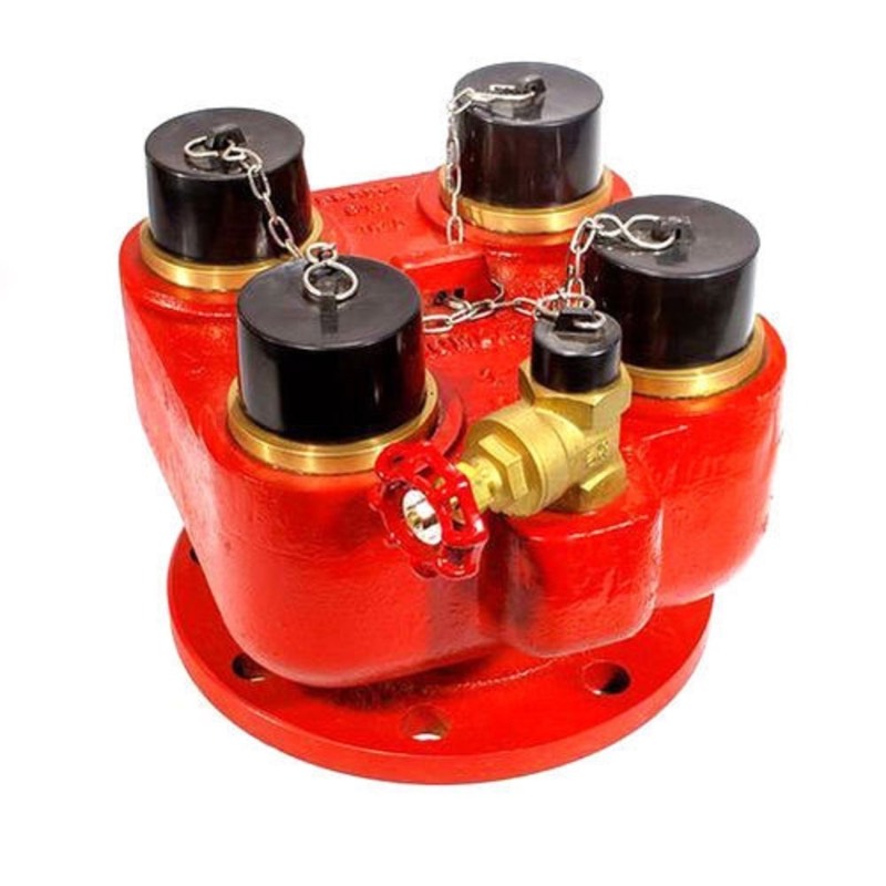 Four-Way Breeching Inlet (FK-FM-0090)