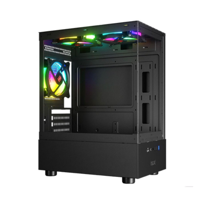 GAMEN GCS100 - mATX Gaming Case - Front & Left Side Tempered Glass