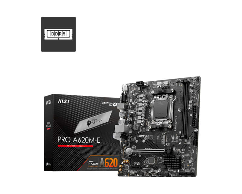 MSI PRO A620M-E DDR5 Socket AM5