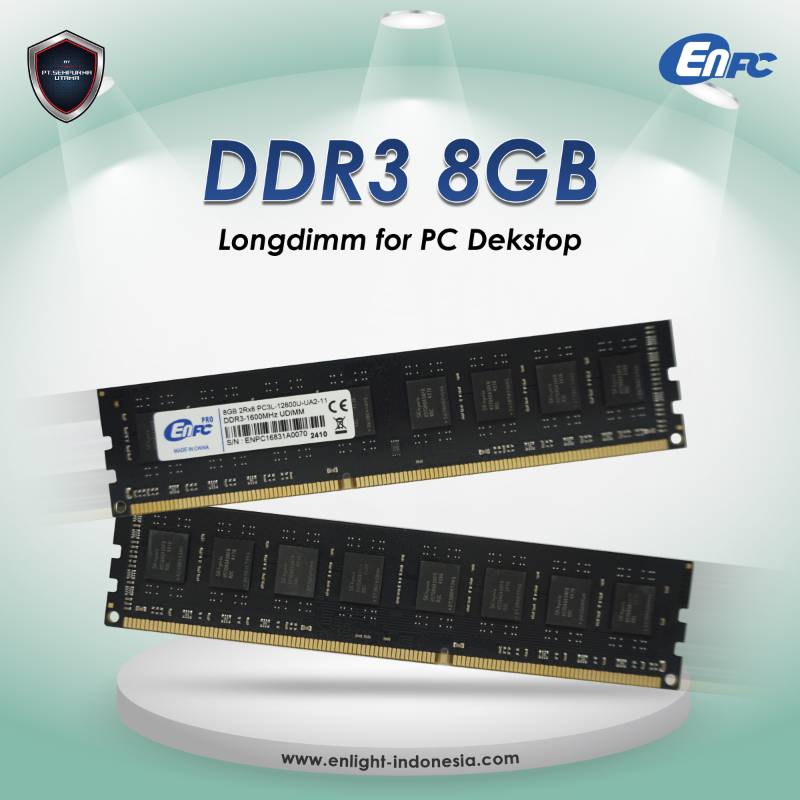 ENLIGHT ENPC MEMORY 8GB DDR3 1600MHz (n)