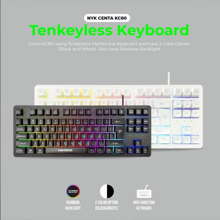 NYK KC80 KEY MOUSE MOUSEPAD GAMING