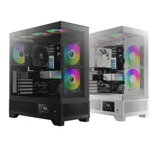 GAMDIAS ATLAS M1 ARGB + 3 FAN ARGB With Digital Display ATX PC CASE