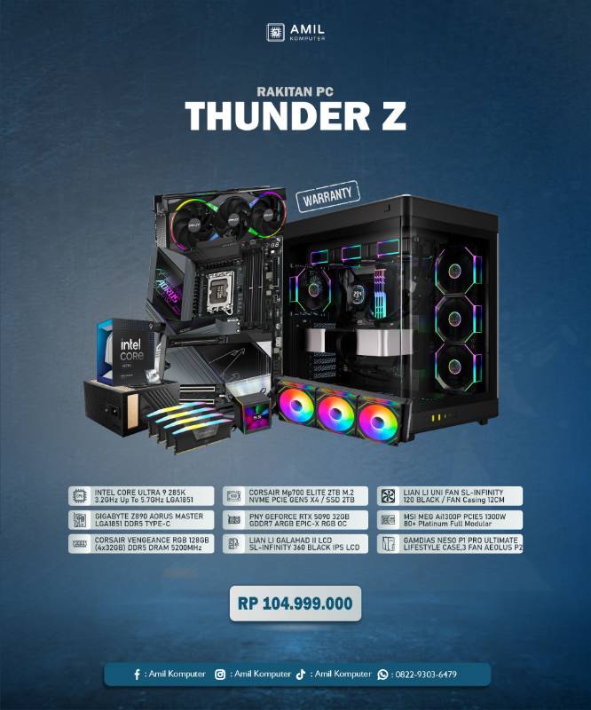 RAKITAN PC THUNDER Z NEW