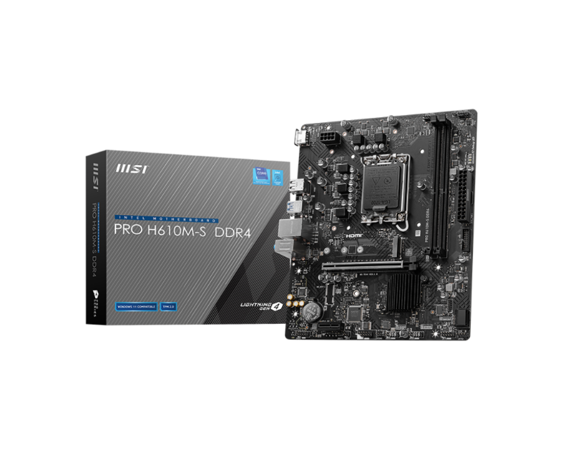 MSI PRO H610M-S DDR4 LGA 1700