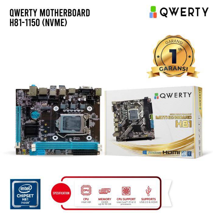 QWERTY H81-NVME LGA 1155 GEN 4