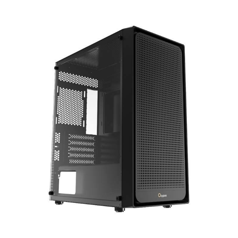 OCYPUS GAMMA C50 m-ATX Inc 4 fan Gamma F12 Black Gaming Case