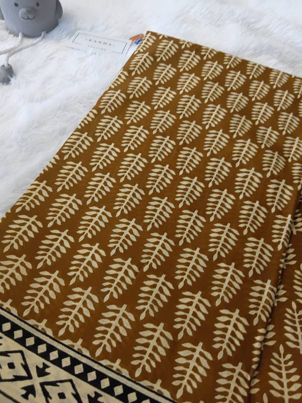 Modal Saree - Pale yellow