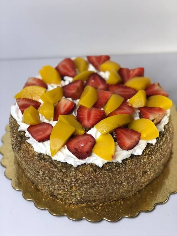 Torta Vainilla con Frutas